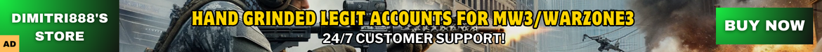 Special Call of duty accounts offer from DIMITRI888